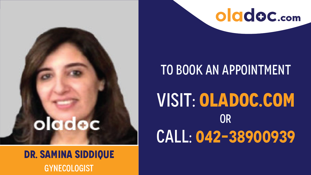 Book appointment with Dr.Samina Siddique-best Gynecologist in karachi